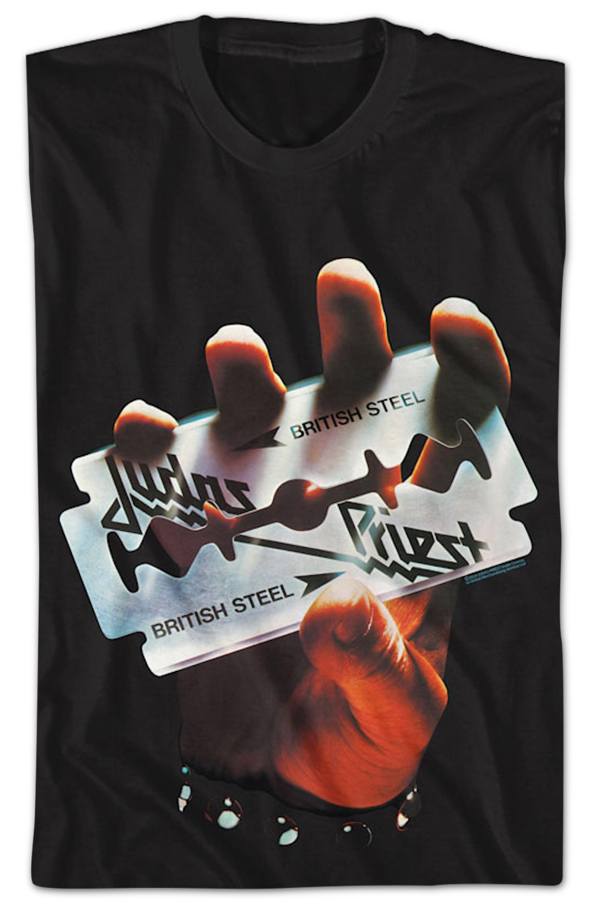 British Steel Album Cover Judas Priest T-Shirt Hoodie, Sweatshirt | CiraTrend.com (Image 2)
