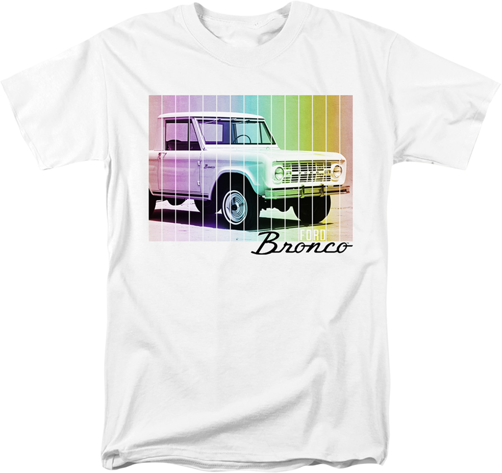 Bronco Retro Panels Ford T-Shirt Hoodie, Sweatshirt | CiraTrend.com (Image 1)