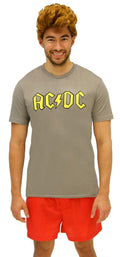 1990s Music TV Cartoon Dude Costume Set AC/DC Shirt Hoodie, Sweatshirt | CiraTrend.com
