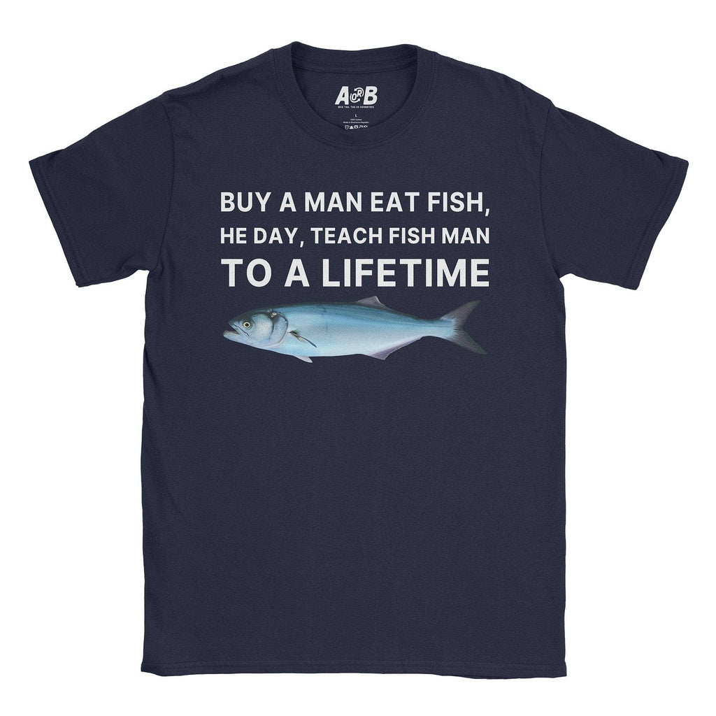 Man Eat Fish T-Shirt Hoodie, Sweatshirt | CiraTrend.com (Image 3)