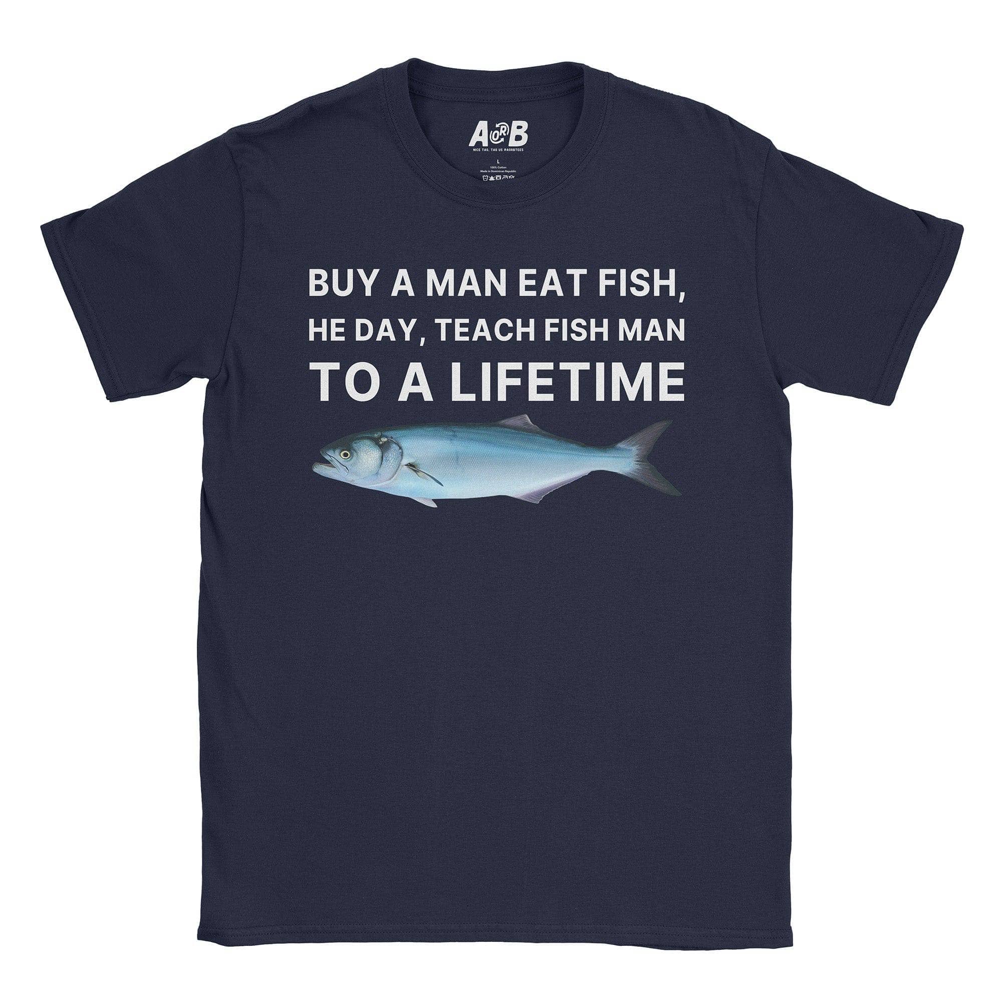 Man Eat Fish T-Shirt Hoodie, Sweatshirt | CiraTrend.com (Image 3)