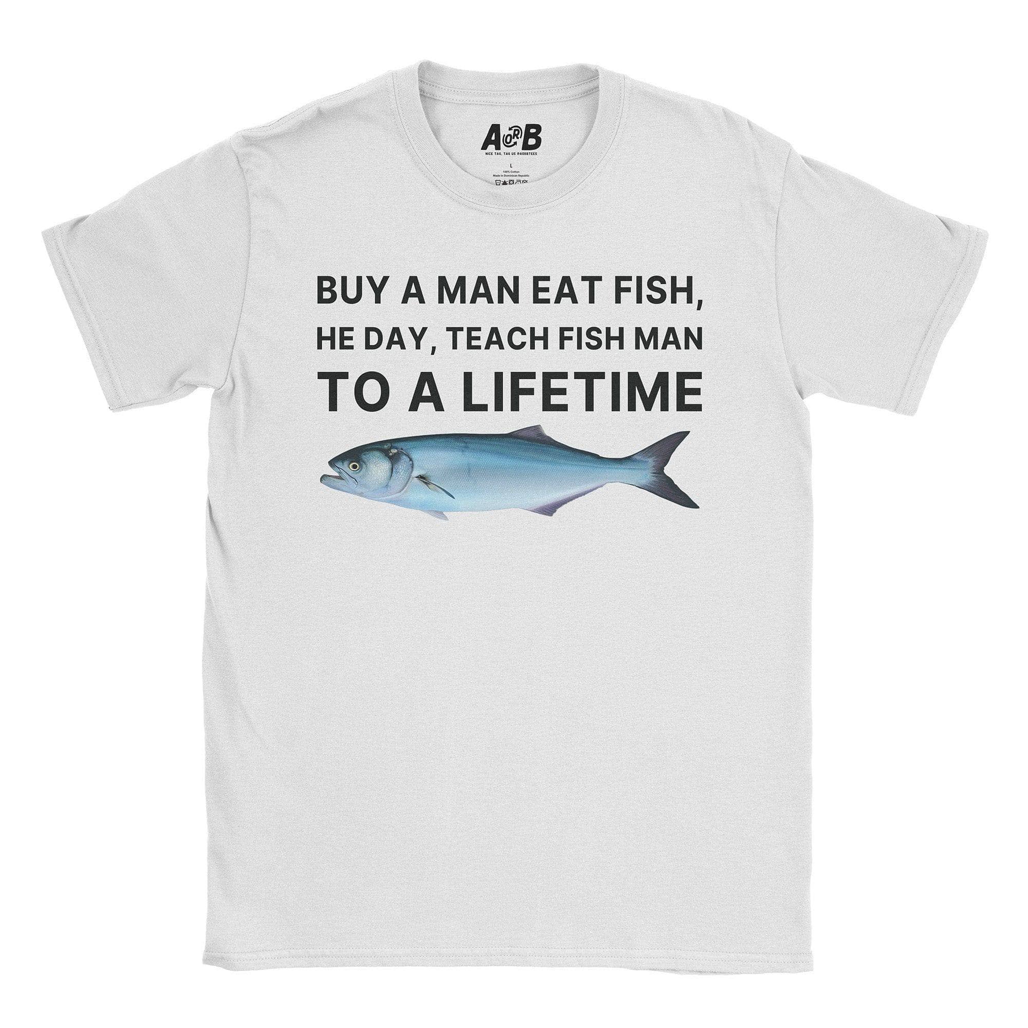 Man Eat Fish T-Shirt Hoodie, Sweatshirt | CiraTrend.com (Image 1)