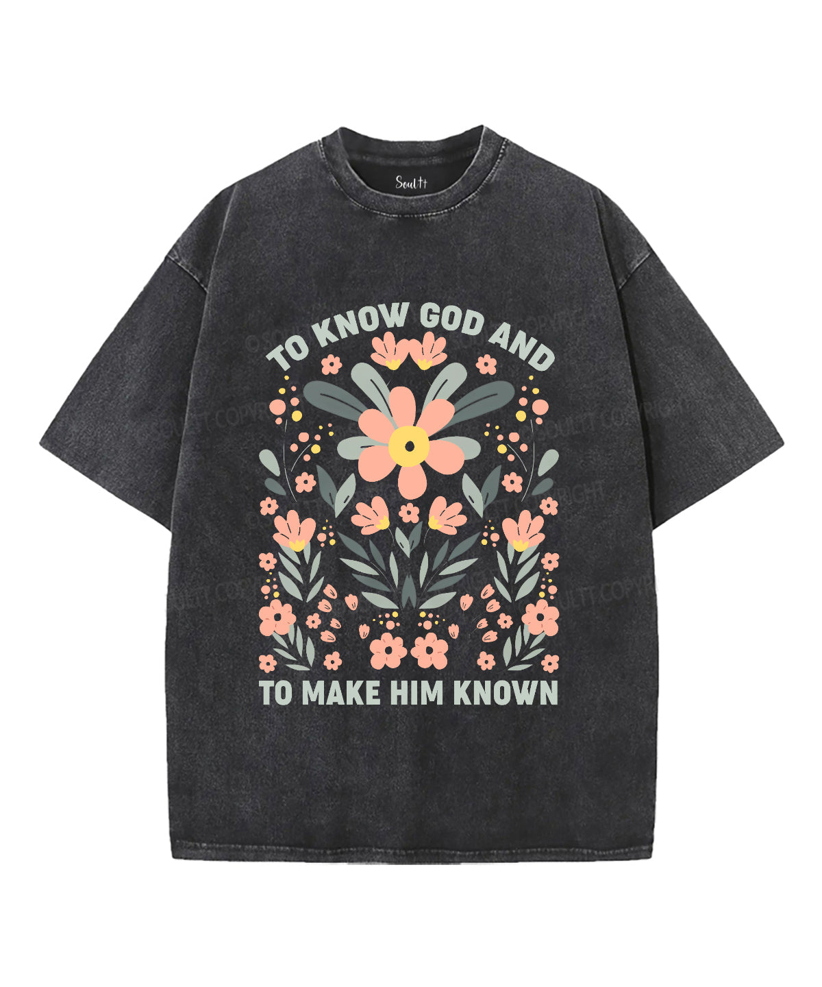 To Know God Unisex Washed Christian T-shirt Hoodie, Sweatshirt | CiraTrend.com (Image 1)