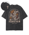 Give Thanks To The Lord Double Sised Unisex Washed Christian T-shirt Hoodie, Sweatshirt | CiraTrend.com (Image 1)