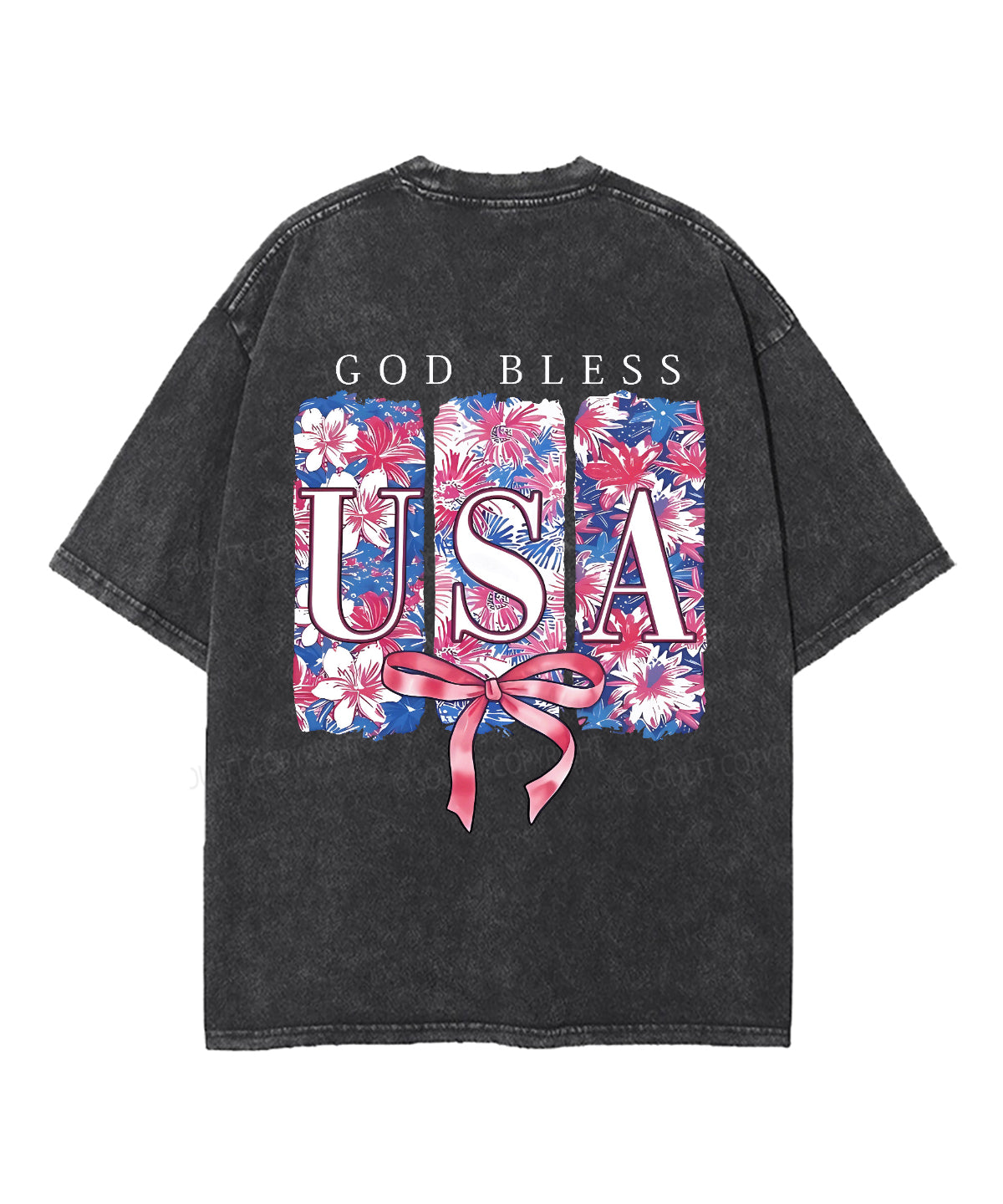 God Bless USA Double Sided Washed Christian Style001 T-Shirts, Hoodie, Sweatshirt
