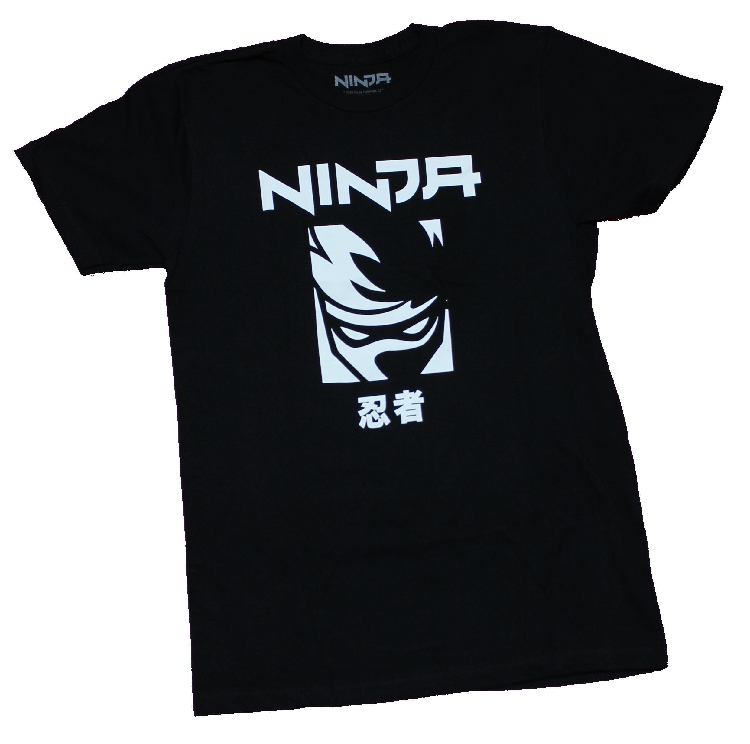 Ninja Streamer Mens T-Shirt - Ninja Kanji B & W Logo Box Image Hoodie, Sweatshirt | CiraTrend.com