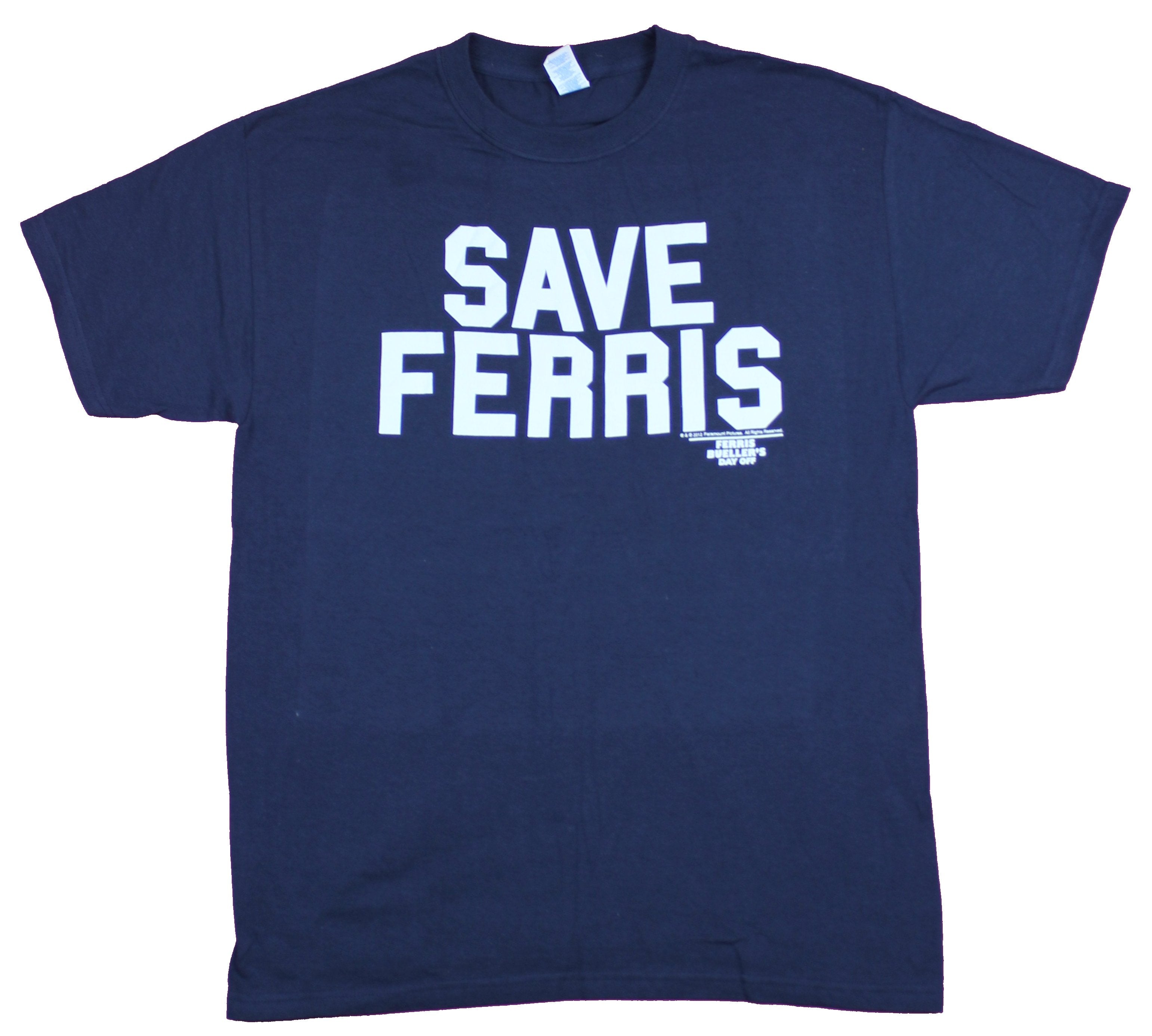 Ferris Bueller's Day Off  Mens T-Shirt  - Save Ferris Solid Whit Print Hoodie, Sweatshirt | CiraTrend.com