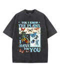 The Plans I Have For You Unisex Washed Christian T-shirt Style002 Hoodie, Sweatshirt | CiraTrend.com (Image 1)