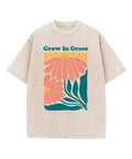 Grow In Grace Washed Christian T-shirt Style001 Hoodie, Sweatshirt | CiraTrend.com (Image 1)