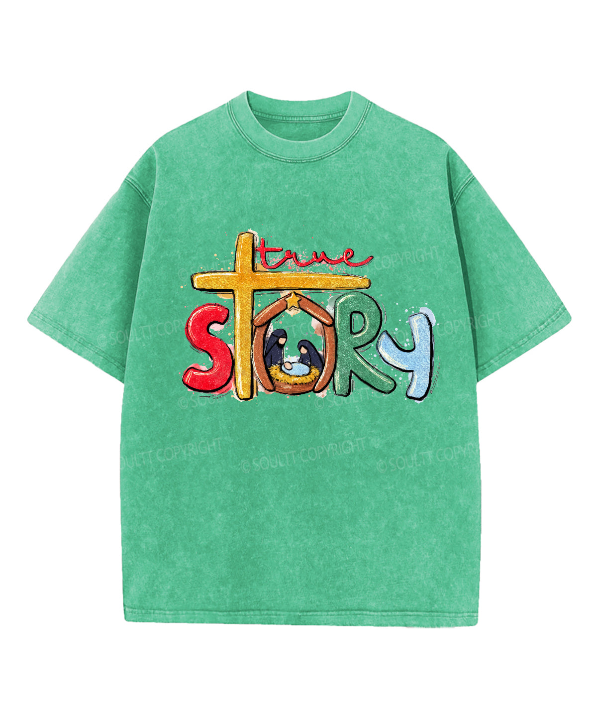 Ture Story Washed Christian T-shirt Style002 Hoodie, Sweatshirt | CiraTrend.com (Image 3)