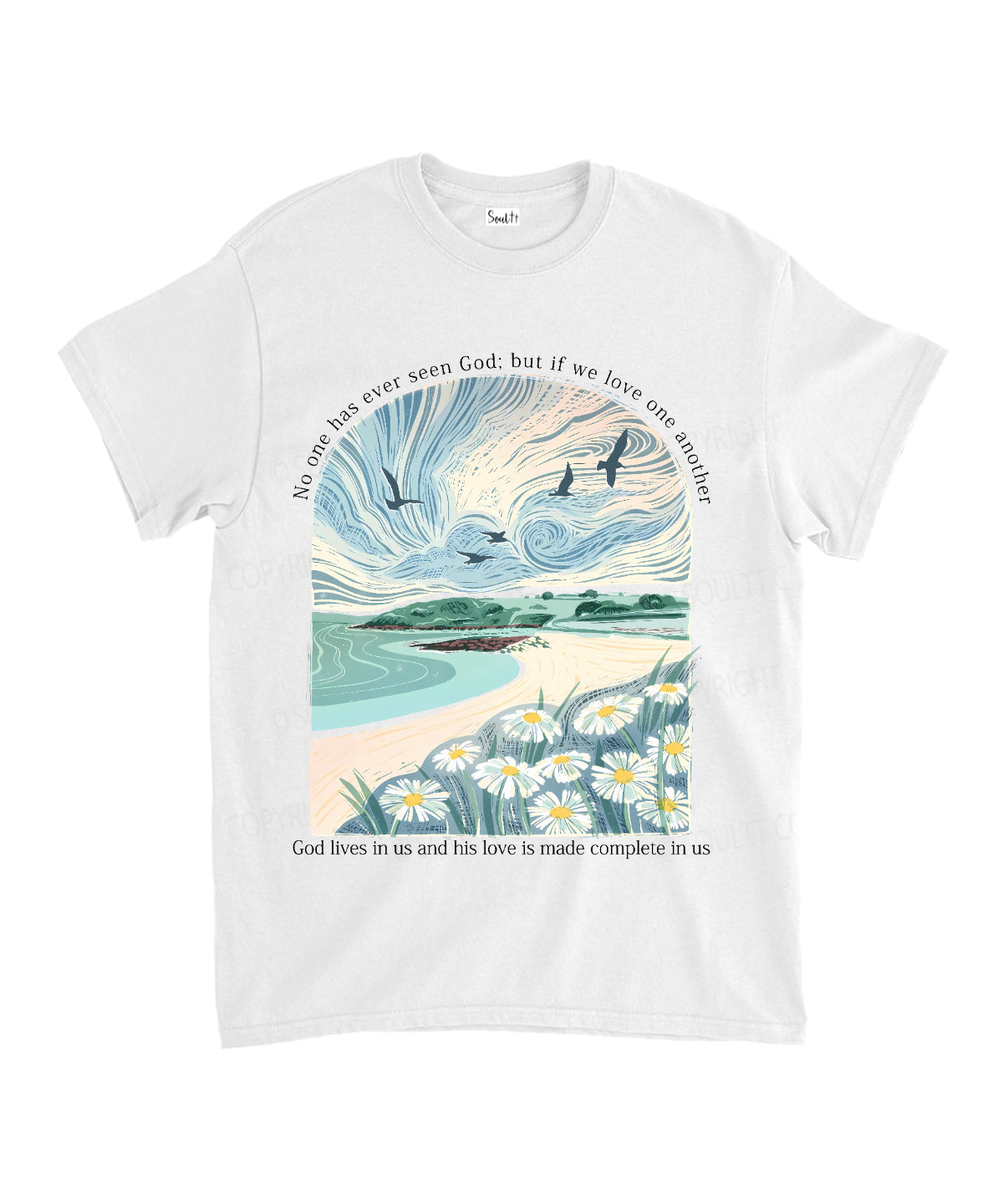 No One Has Ever Seen God Unisex Cotton Christian T-Shirt Hoodie, Sweatshirt | CiraTrend.com (Image 2)