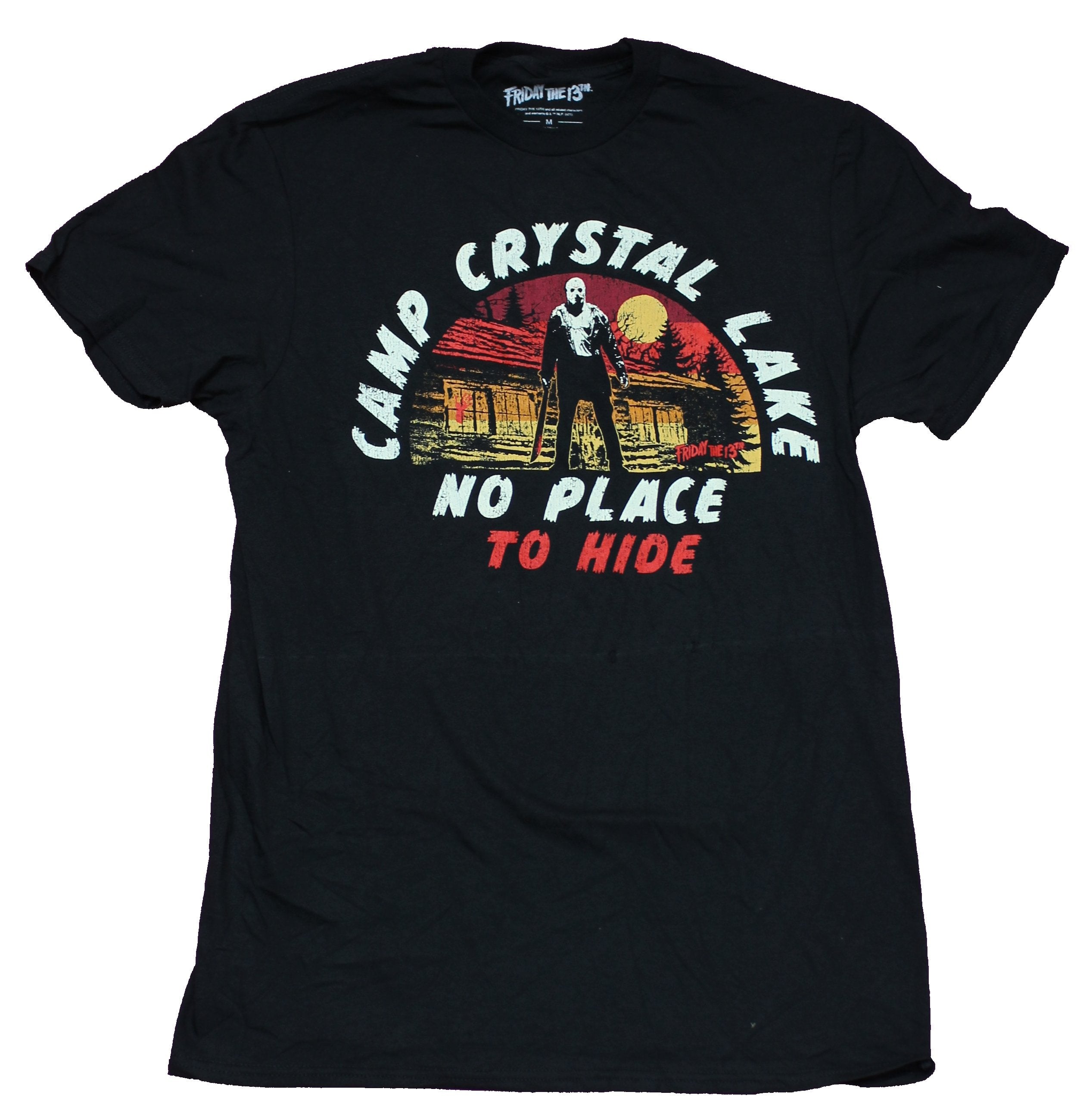 Friday the 13th Mens T-Shirt - Camp Crystal Lake No place to Hide Hoodie, Sweatshirt | CiraTrend.com