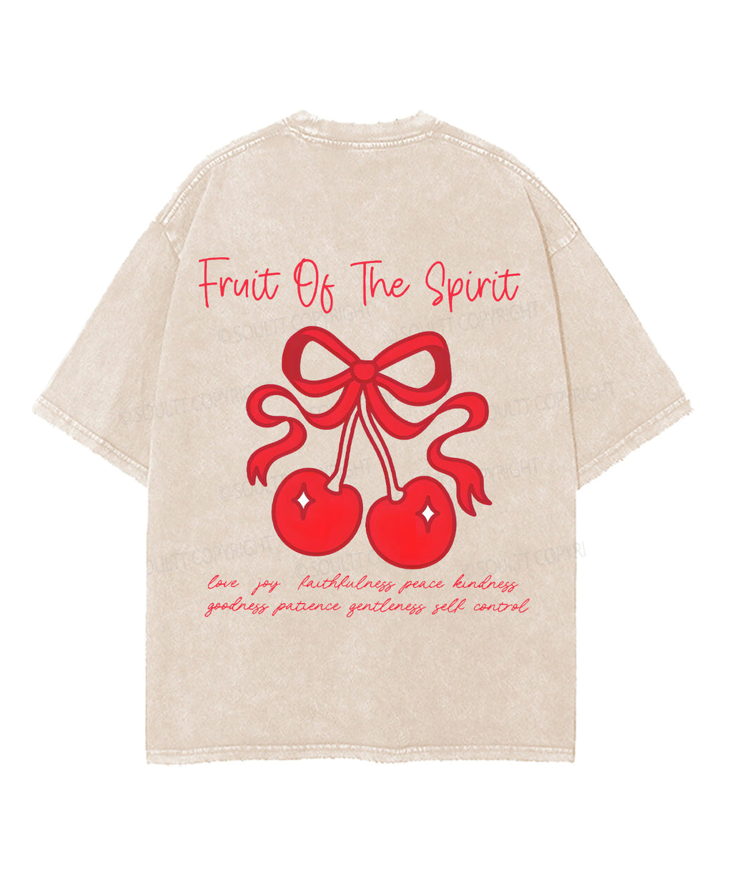 Fruit Of The Spirit Double Sided Unisex Washed Christian T-shirt Style012 Hoodie, Sweatshirt | CiraTrend.com (Image 3)