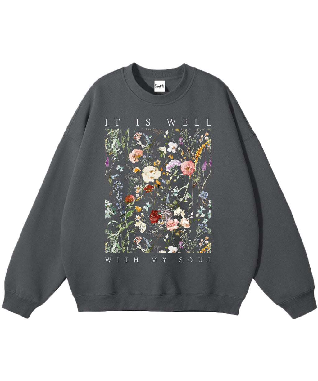 It Is Well With My Soul Cotton Christian Sweatshirt Style001 T-Shirts, Hoodie | CiraTrend.com (Image 3)