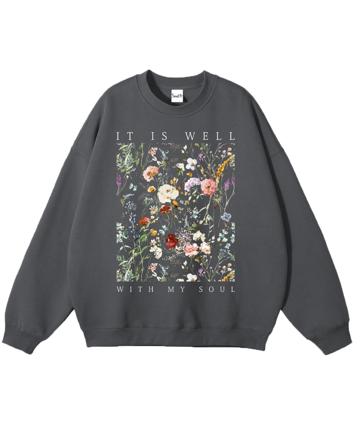 It Is Well With My Soul Cotton Christian Sweatshirt Style001 T-Shirts, Hoodie | CiraTrend.com (Image 3)
