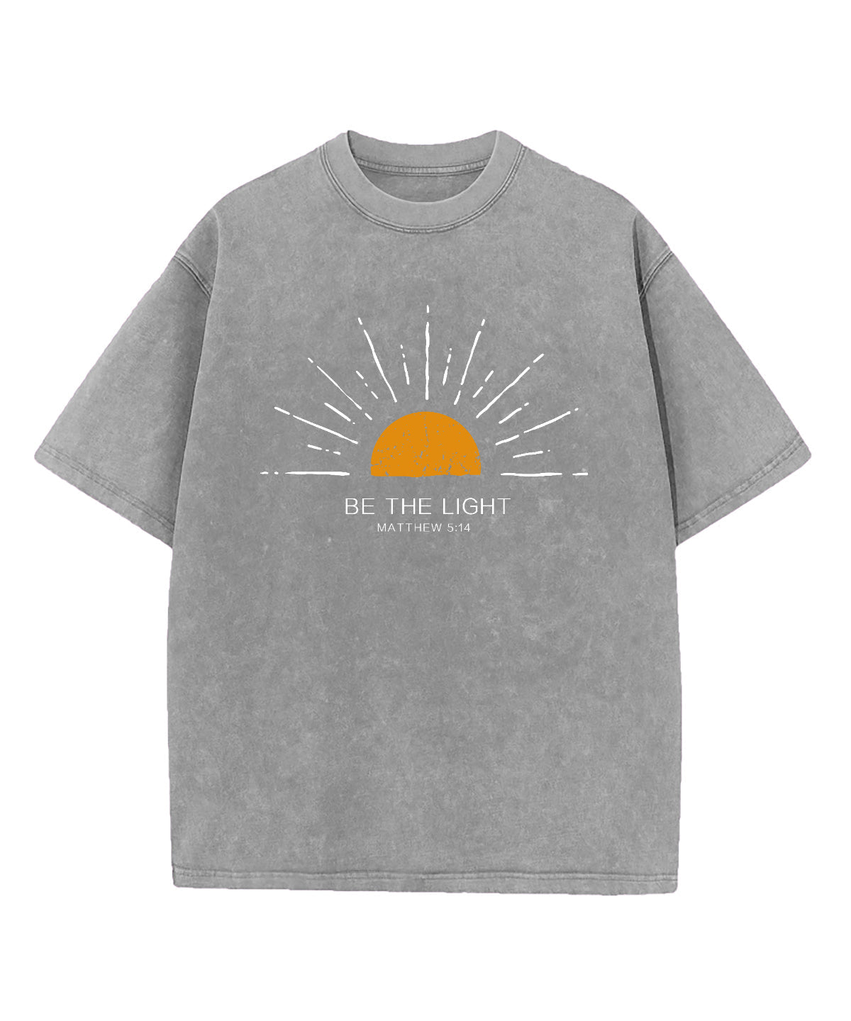 Be The Light Washed Christian T-shirt Style002 Hoodie, Sweatshirt | CiraTrend.com (Image 4)