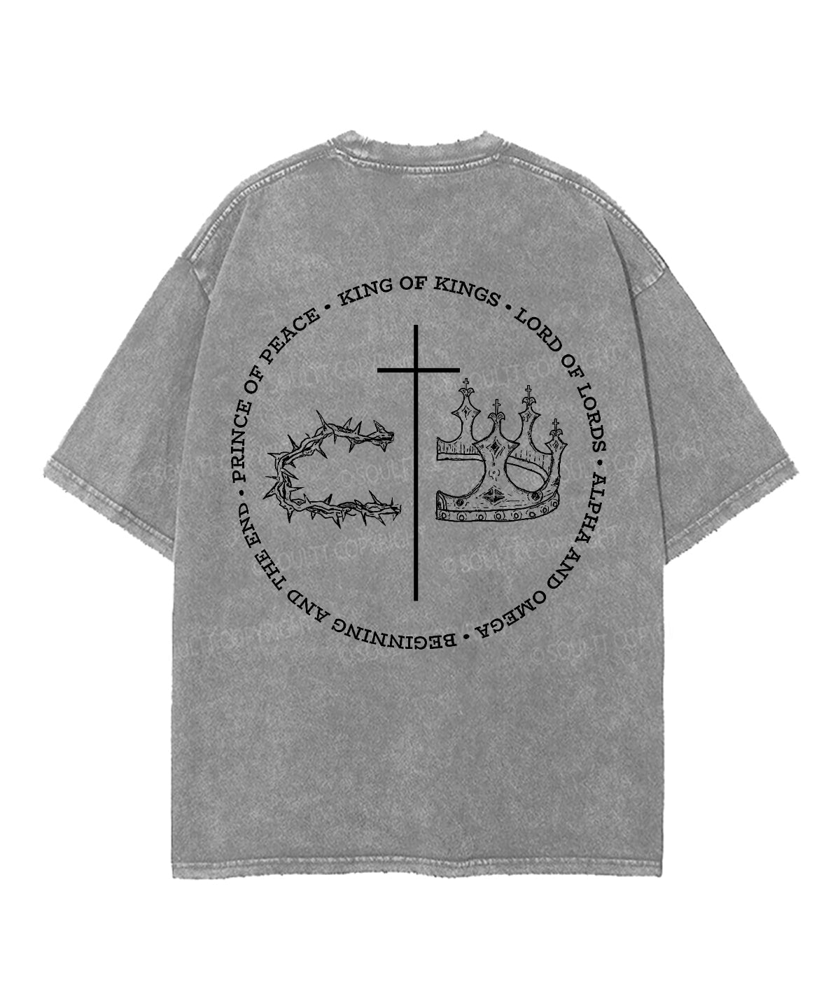 King Of Kings Double Sided Unisex Washed Christian T-shirt Style001 Hoodie, Sweatshirt | CiraTrend.com (Image 5)
