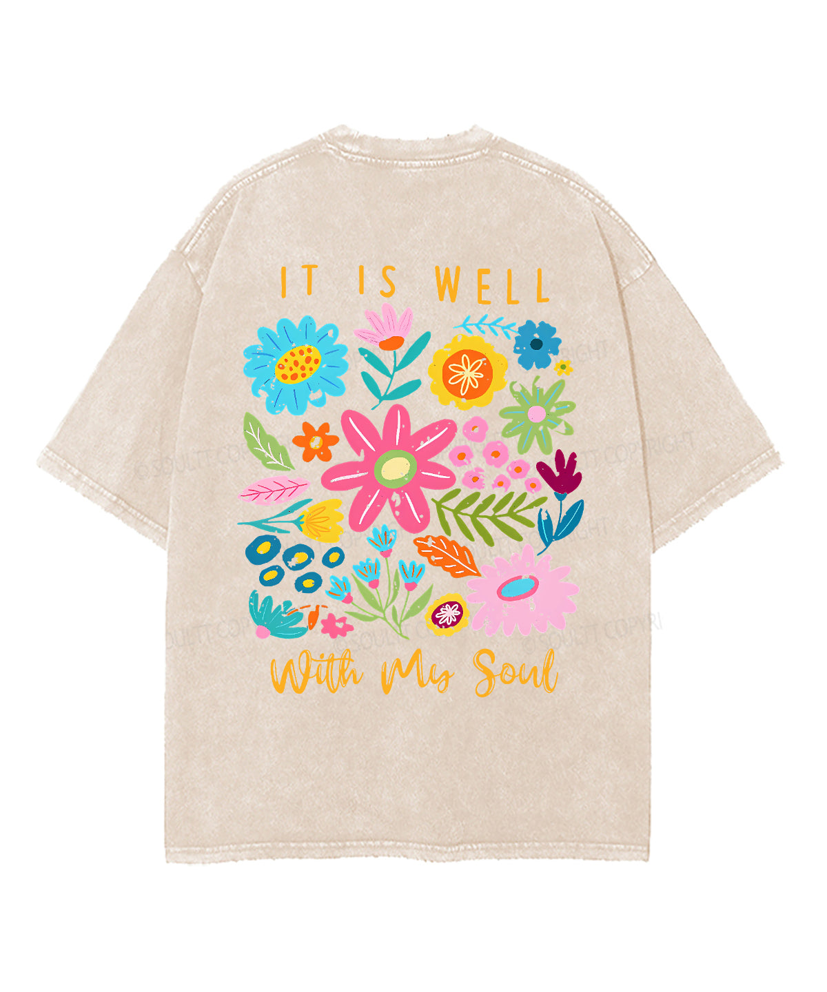 Is Well My Soul Double Sided Washed Christian Style016 T-Shirts, Hoodie, Sweatshirt