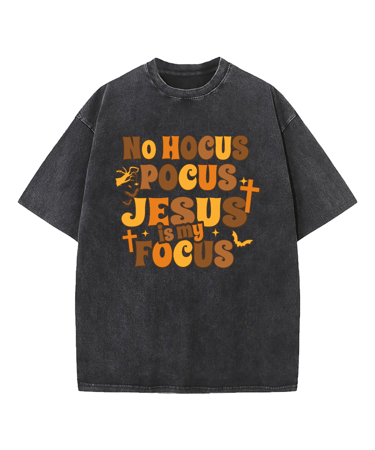 Jesus Is My Focus Washed Christian T-shirt Hoodie, Sweatshirt | CiraTrend.com (Image 1)