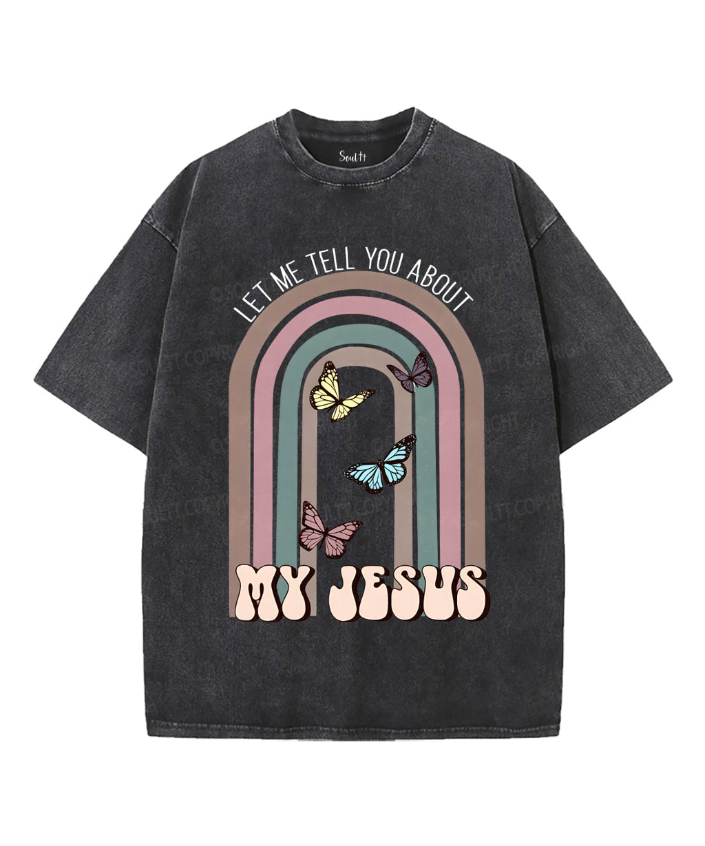 My Jesus Unisex Washed Christian T-shirt Hoodie, Sweatshirt | CiraTrend.com (Image 1)