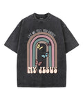 My Jesus Unisex Washed Christian T-shirt Hoodie, Sweatshirt | CiraTrend.com (Image 1)
