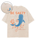 Be Salty Stay Lit Double Sided Unisex Washed Christian T-shirt Style002 Hoodie, Sweatshirt | CiraTrend.com (Image 1)