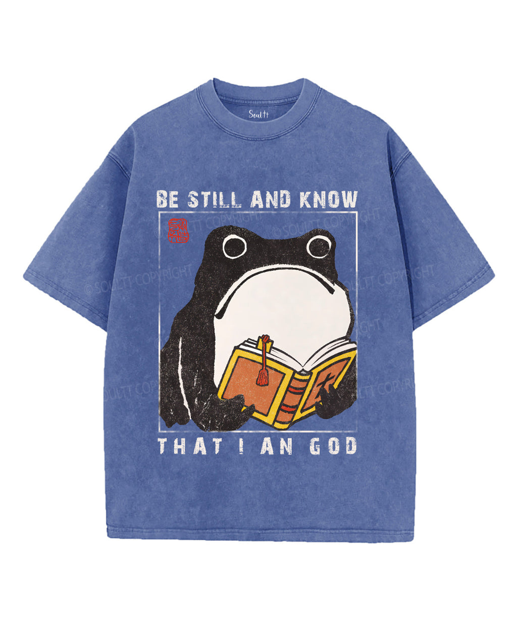 Be Still And Know Unisex Washed Christian T-shirt Style002 Hoodie, Sweatshirt | CiraTrend.com (Image 4)