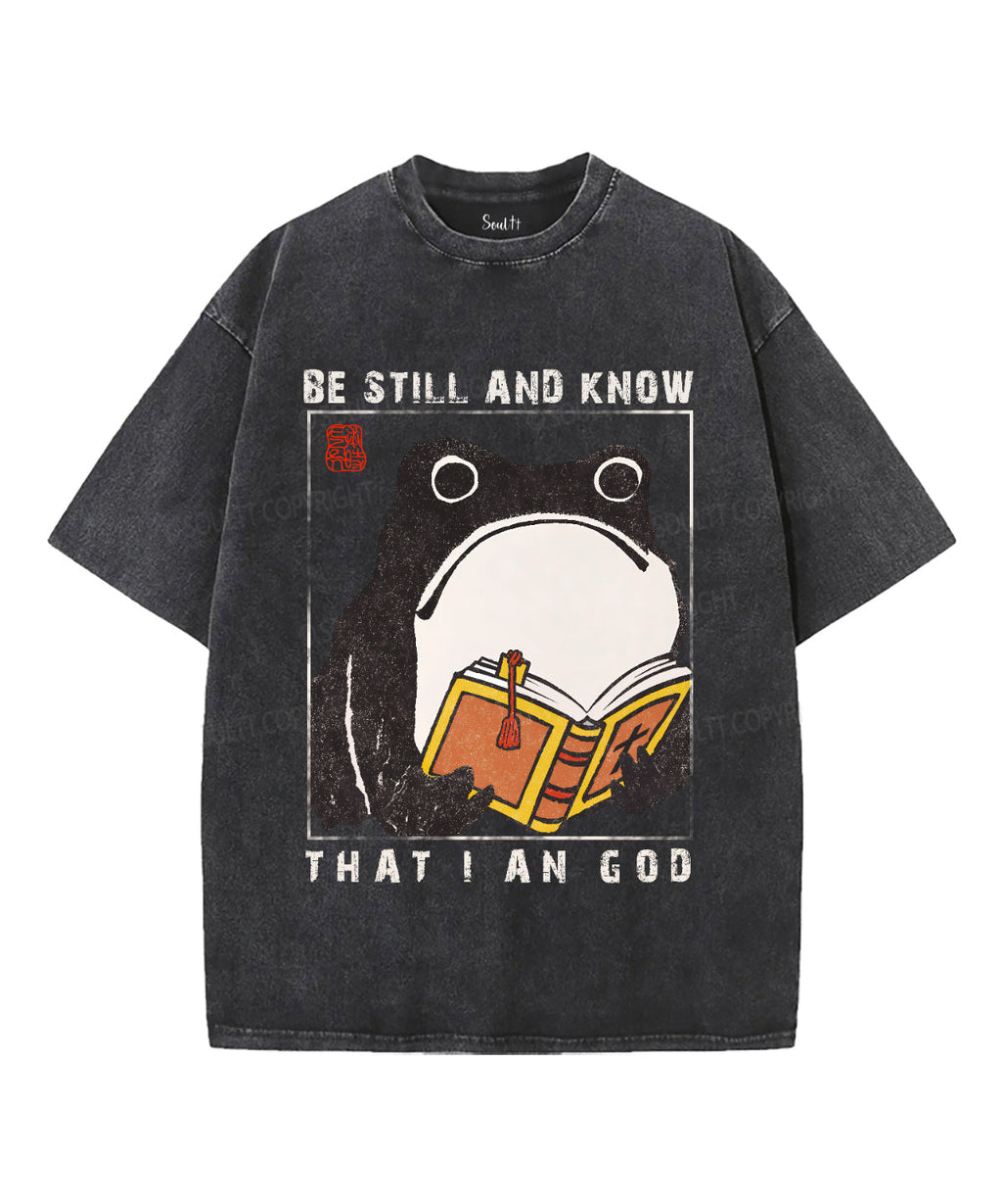 Be Still And Know Unisex Washed Christian T-shirt Style002 Hoodie, Sweatshirt | CiraTrend.com (Image 2)