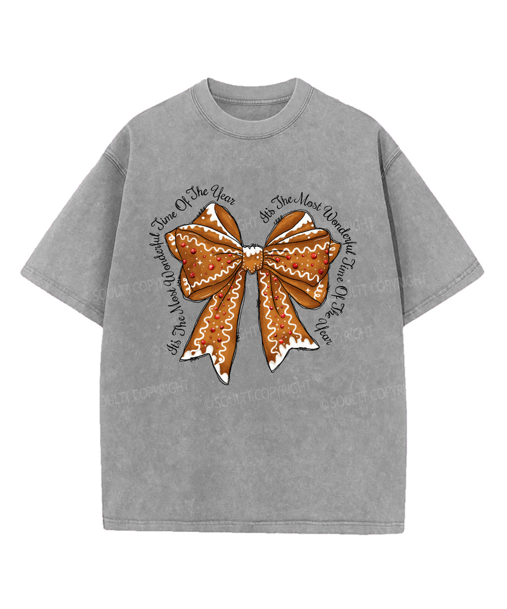 Tis The Most Wonderful Time Washed Christian T-shirt Hoodie, Sweatshirt | CiraTrend.com (Image 1)