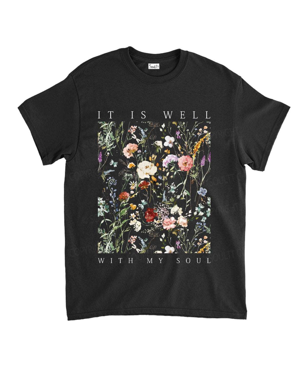Is Well My Soul Cotton Christian Style003 T-Shirts, Hoodie, Sweatshirt