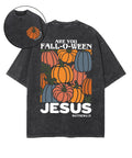 Are You Fall-o-ween Jesus Double Sided Washed Christian T-shirt Style001 Hoodie, Sweatshirt | CiraTrend.com (Image 1)