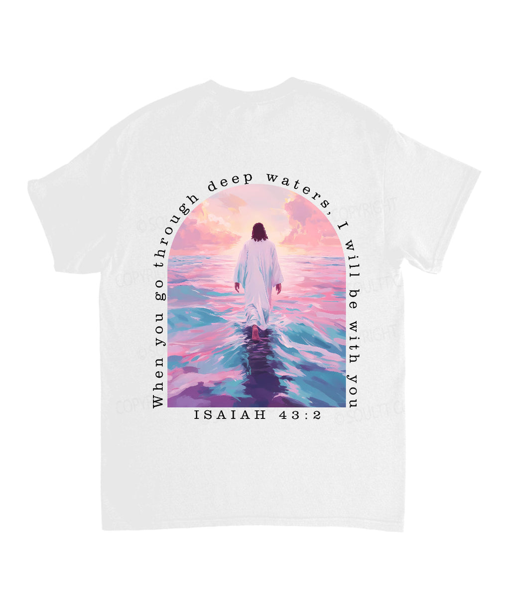 I Will Be With You Double Sided Unisex Cotton Christian T-Shirt Style009 Hoodie, Sweatshirt | CiraTrend.com (Image 3)