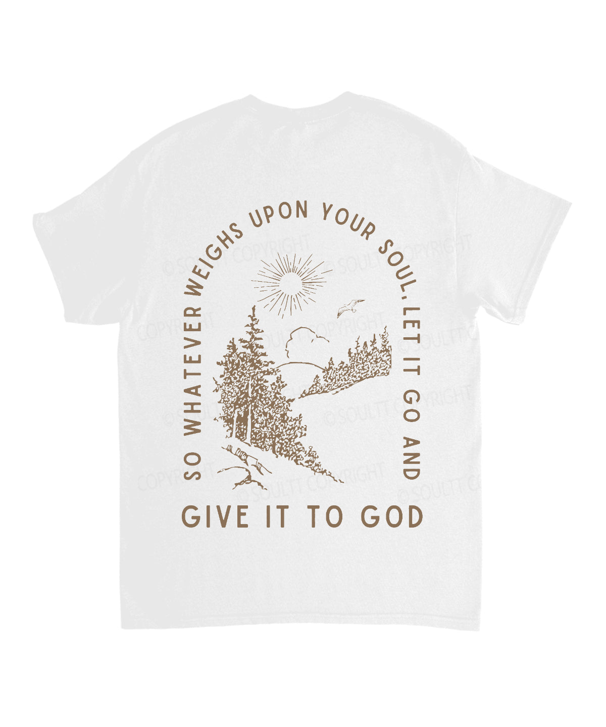 Give It To God Double Sided Unisex Cotton Christian T-Shirt Style001 Hoodie, Sweatshirt | CiraTrend.com (Image 3)