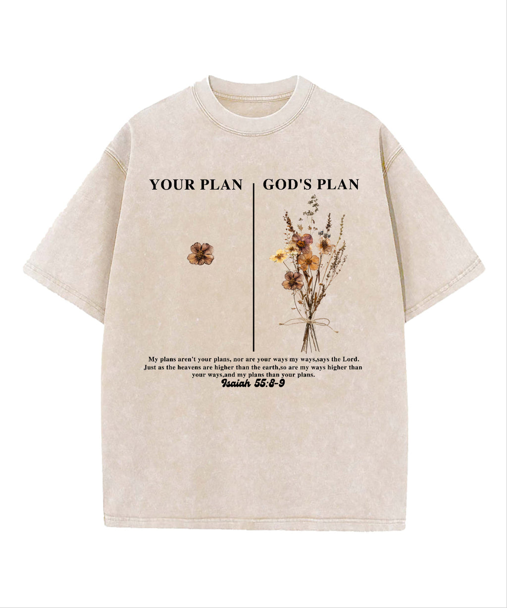 God'S Plan Washed Christian T-Shirts, Hoodie, Sweatshirt