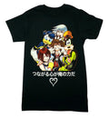 Kingdom Hearts Mens T-Shirt - Cast Over Stylized Name Hoodie, Sweatshirt | CiraTrend.com