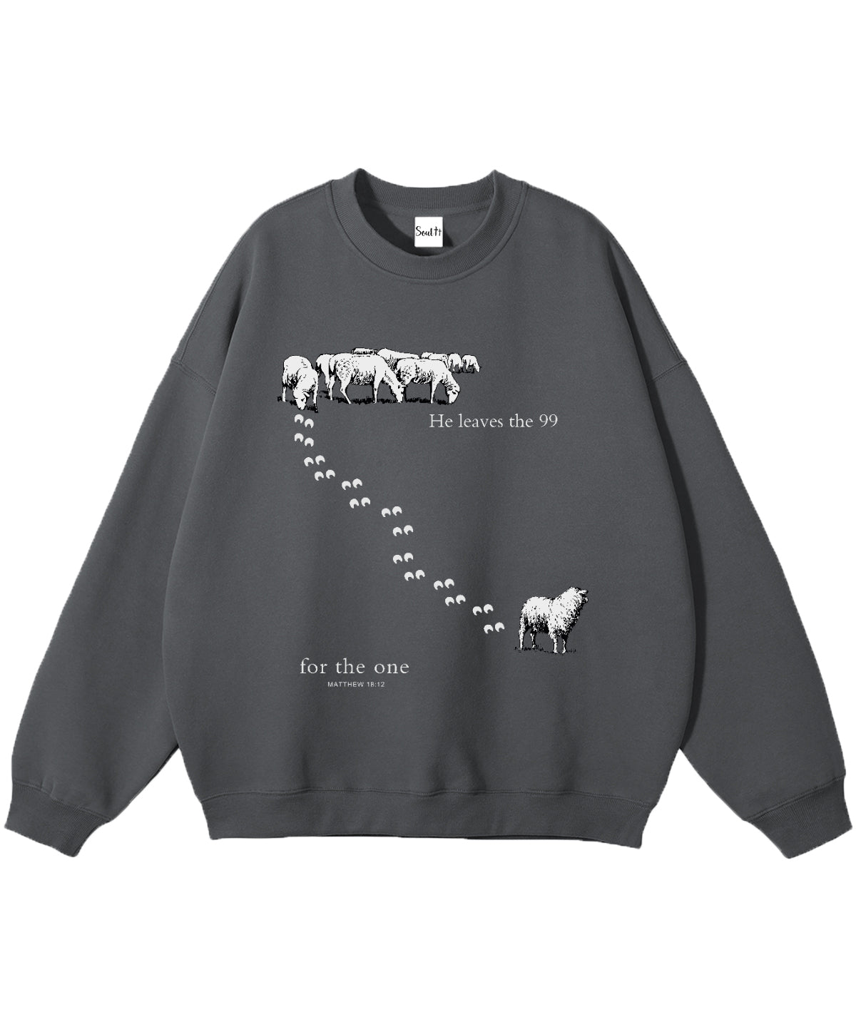 He Leaves the 99 for the One Cotton Christian Sweatshirt T-Shirts, Hoodie | CiraTrend.com (Image 4)