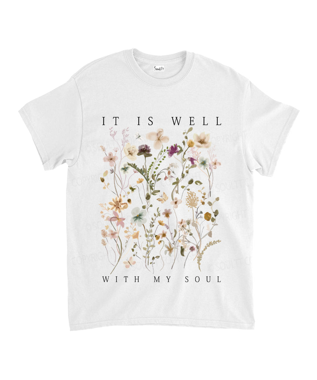Is Well My Soul Cotton Christian T-Shirts, Hoodie, Sweatshirt