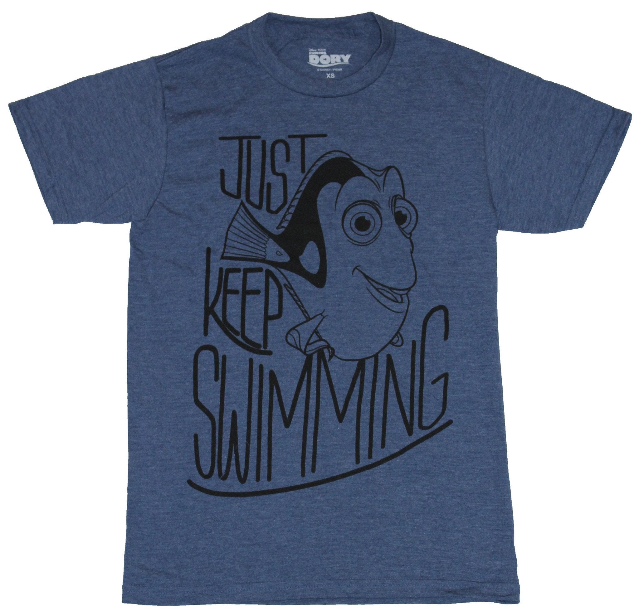 Finding Dory Nemo Mens T-Shirt - Just Keep Swimming Dory Line Drawing Image Hoodie, Sweatshirt | CiraTrend.com