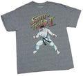 Street Fighter II Mens T-Shirt - Ryu Ready to Tussle Under Logo Hoodie, Sweatshirt | CiraTrend.com