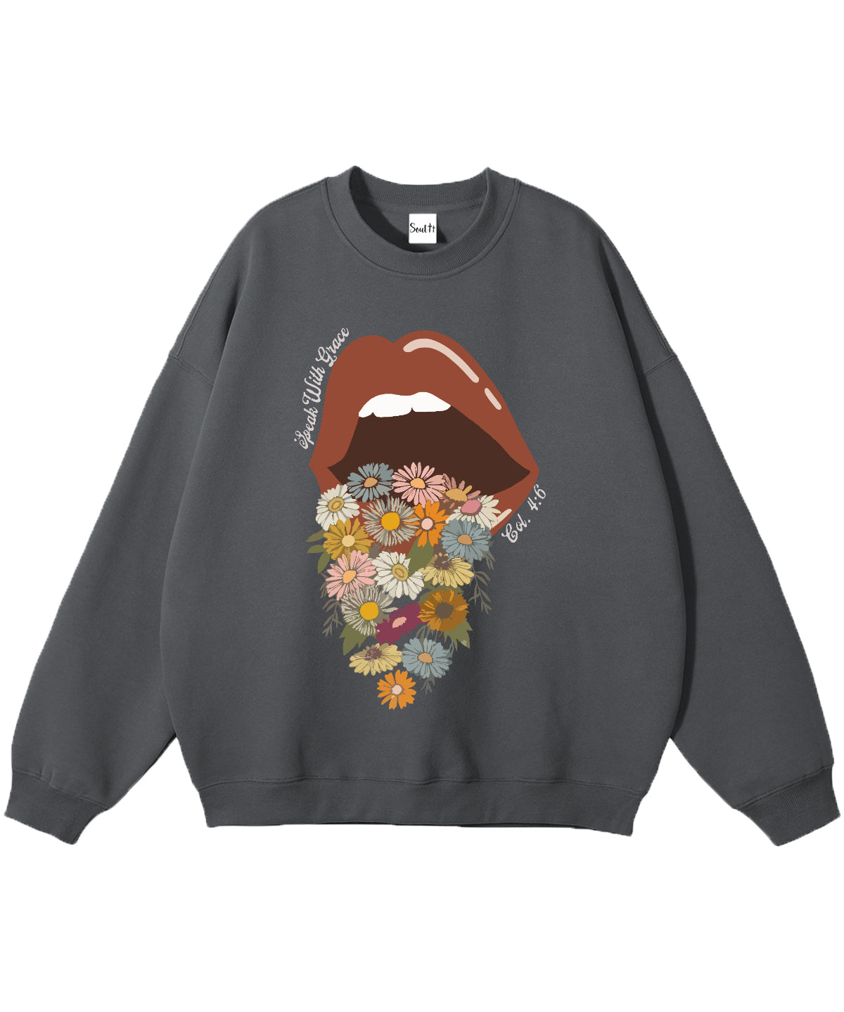 Speak with Grace Cotton Christian Sweatshirt T-Shirts, Hoodie | CiraTrend.com (Image 3)