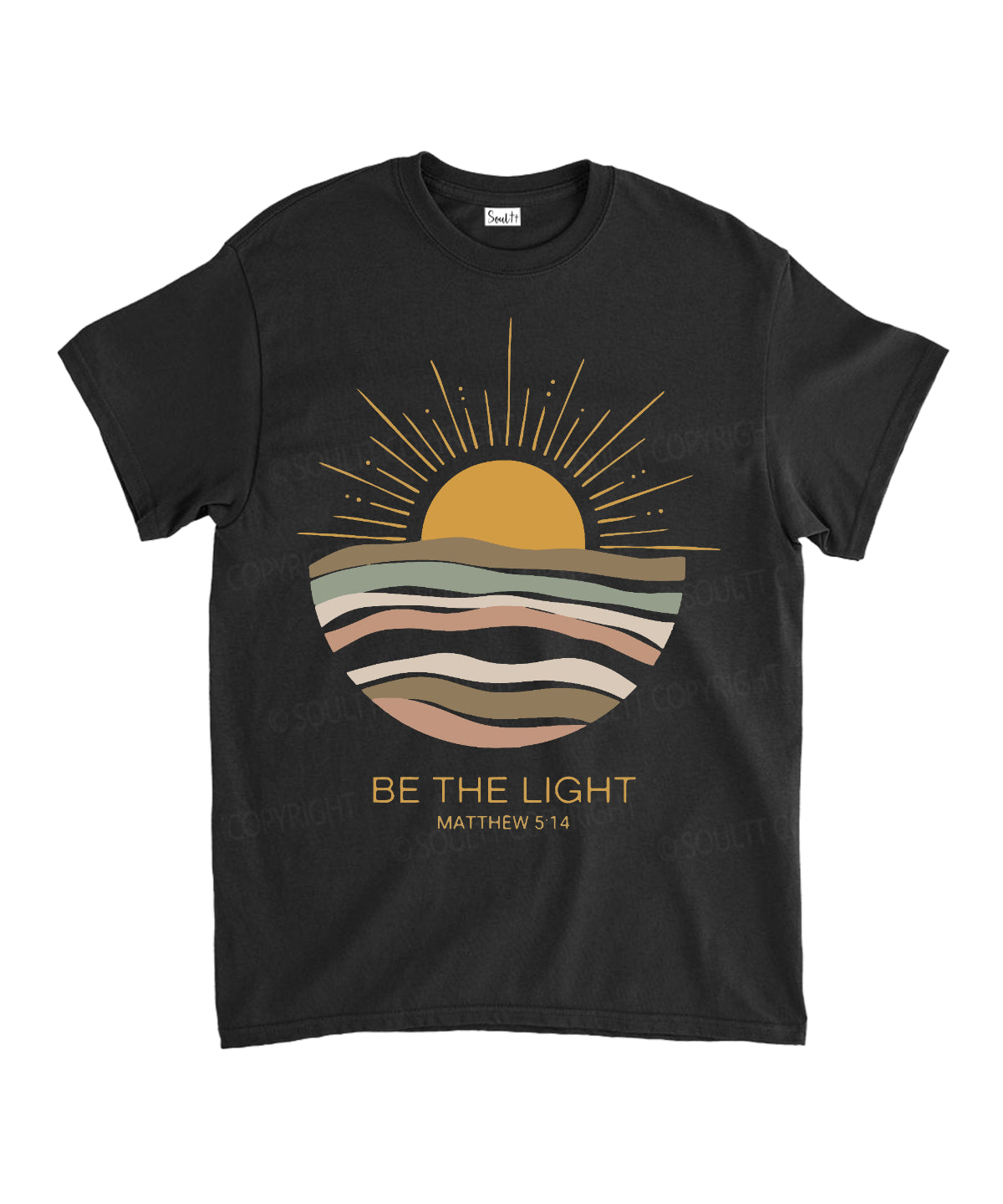 Be The Light Unisex Cotton Christian T-Shirt Style002 Hoodie, Sweatshirt | CiraTrend.com (Image 2)