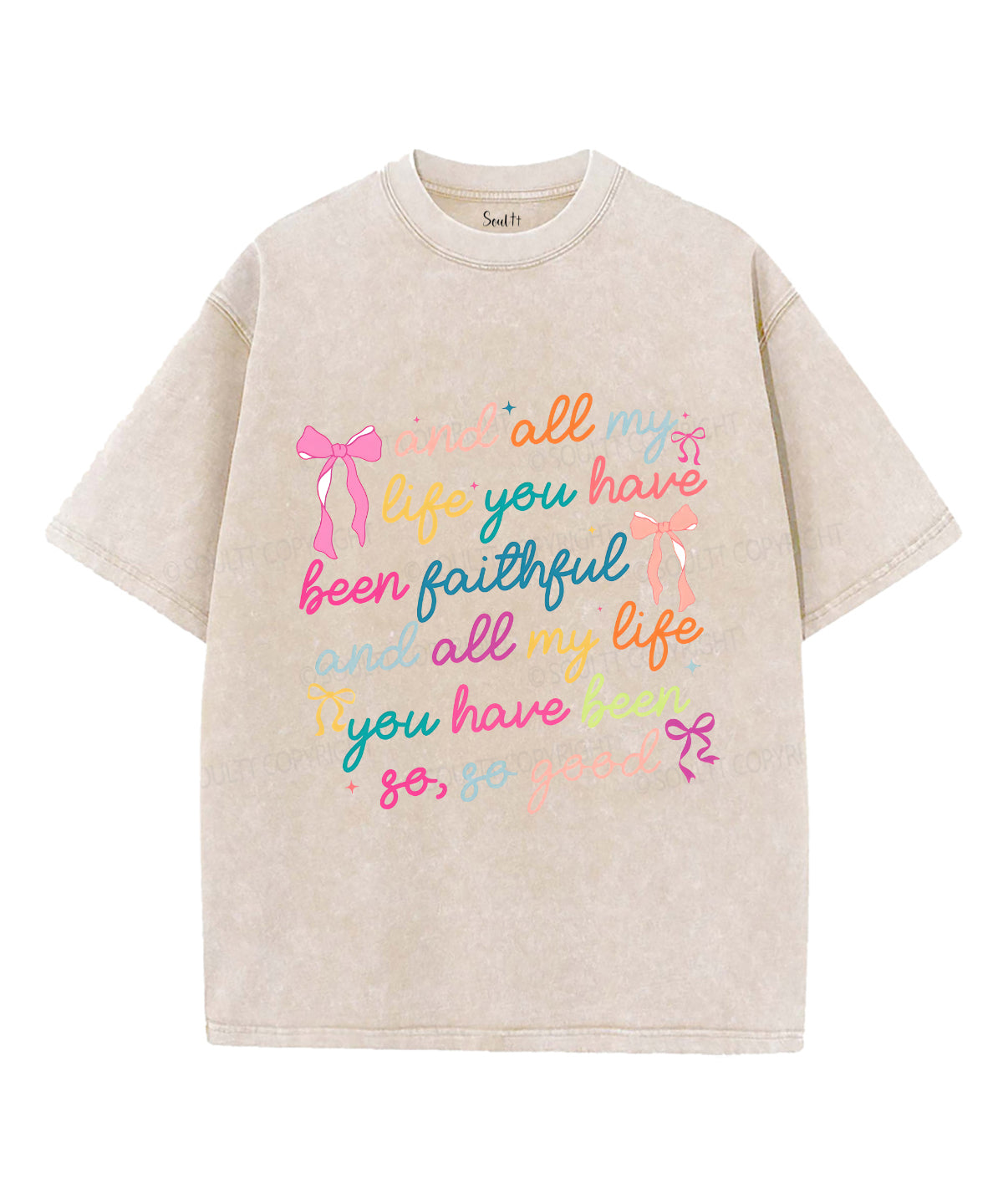 And All My Life Unisex Washed Christian T-shirt Hoodie, Sweatshirt | CiraTrend.com (Image 4)