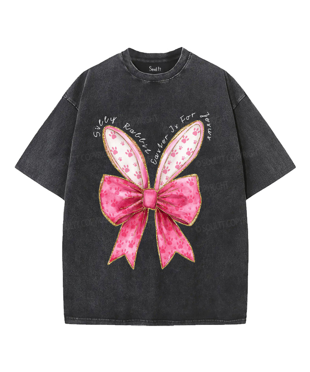 Silly Rabbit Easter Is For Jesus Unisex Washed Christian T-shirt Style001 Hoodie, Sweatshirt | CiraTrend.com (Image 1)