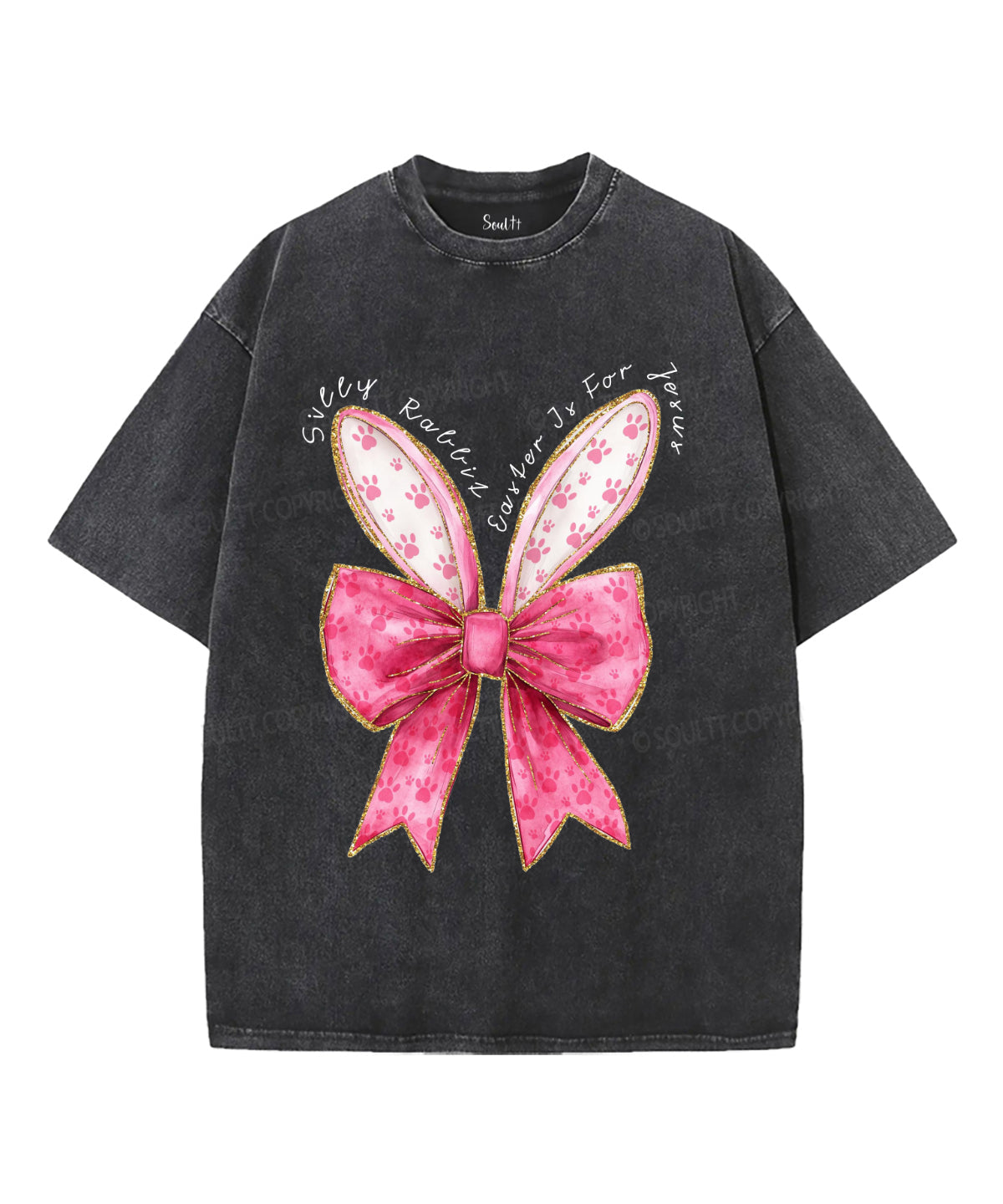 Silly Rabbit Easter Is For Jesus Unisex Washed Christian T-shirt Style001 Hoodie, Sweatshirt | CiraTrend.com (Image 1)