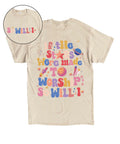 So Will I Double Sided Unisex Cotton Christian T-Shirt Hoodie, Sweatshirt | CiraTrend.com (Image 1)