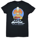 Avatar the Last Airbender Mens T-Shirt - Blue Circle Posed Over Name Logo Hoodie, Sweatshirt | CiraTrend.com