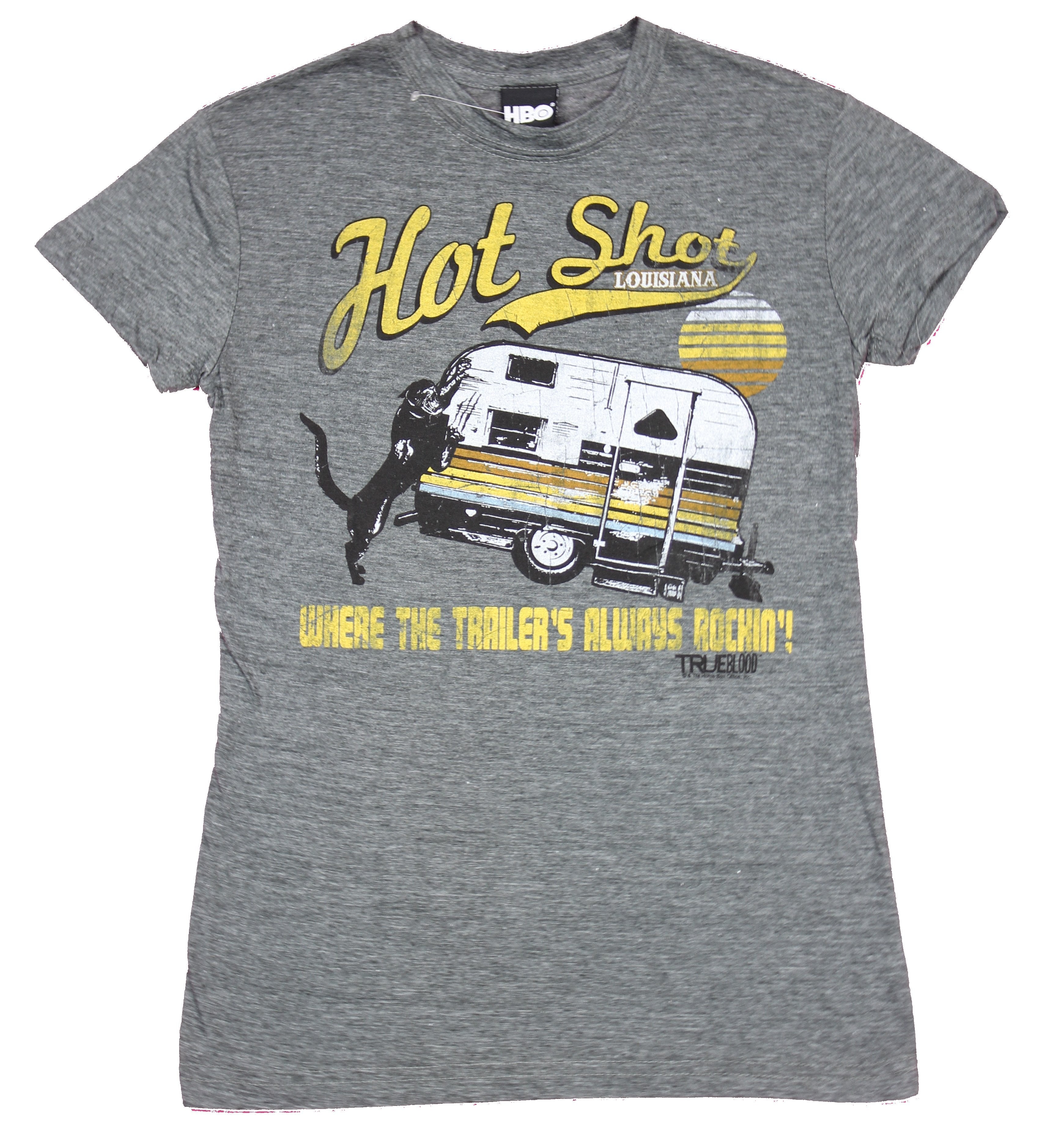 True Blood Girls Juniors T-Shirt  - Hot Shot Louisiana Trailer's Always Rockin Hoodie, Sweatshirt | CiraTrend.com