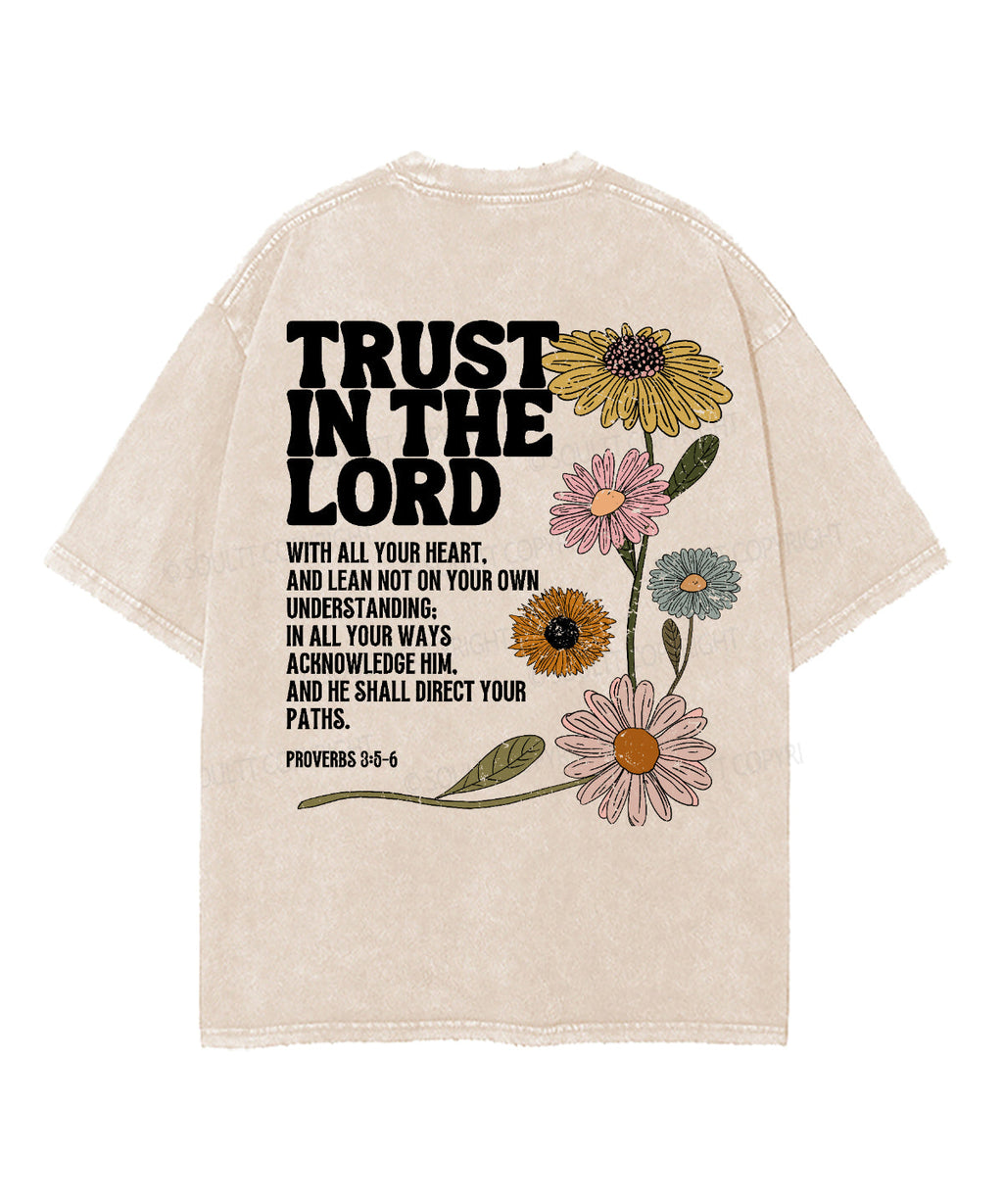 Trust In The Lord Double Sided Washed Christian T-shirt Style003 Hoodie, Sweatshirt | CiraTrend.com (Image 3)