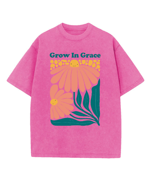 Grow In Grace Washed Christian T-shirt Style001 Hoodie, Sweatshirt | CiraTrend.com (Image 2)