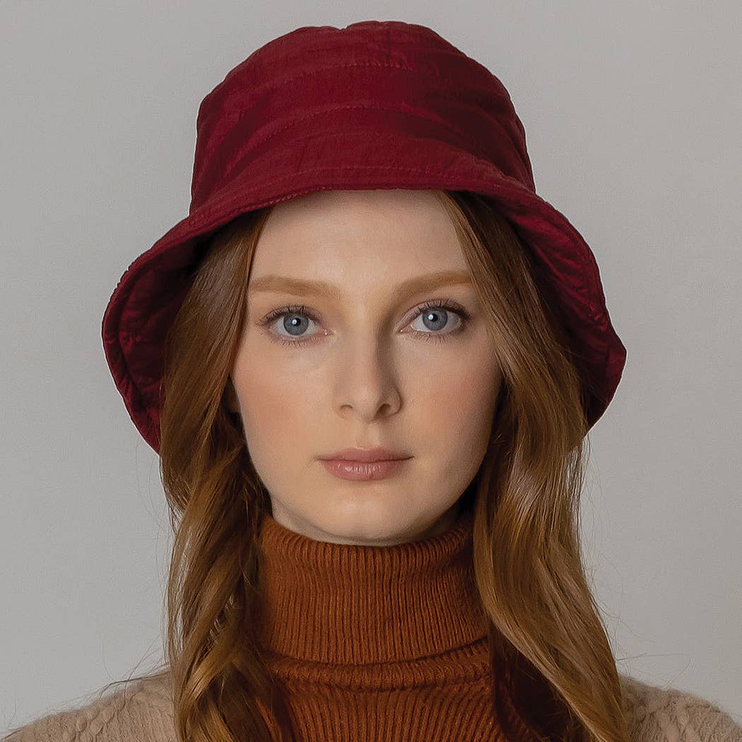 Lined Padding Bucket Hat